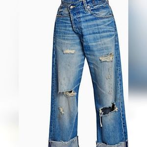 R13 women's crossover jeans